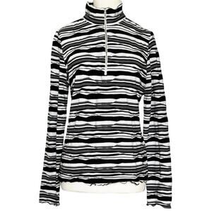 Sno Skins Womens M 1/4 Zip Sports Layer Pullover Activewear